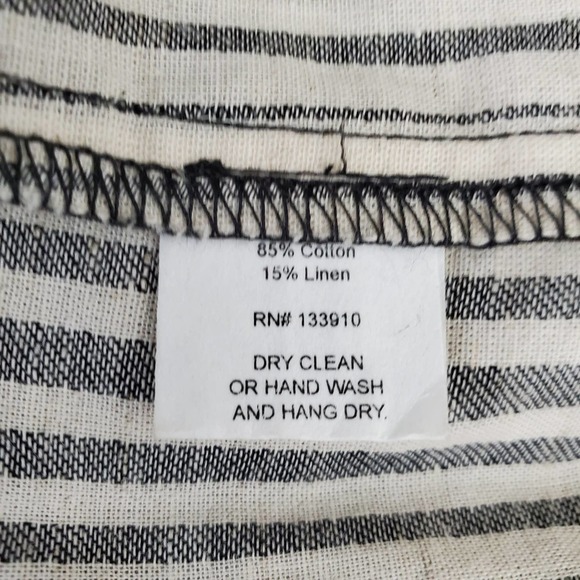 Show Me Your MuMu Sandra Smocked Off The Shoulder Striped Mini Dress Small - Picture 8 of 9